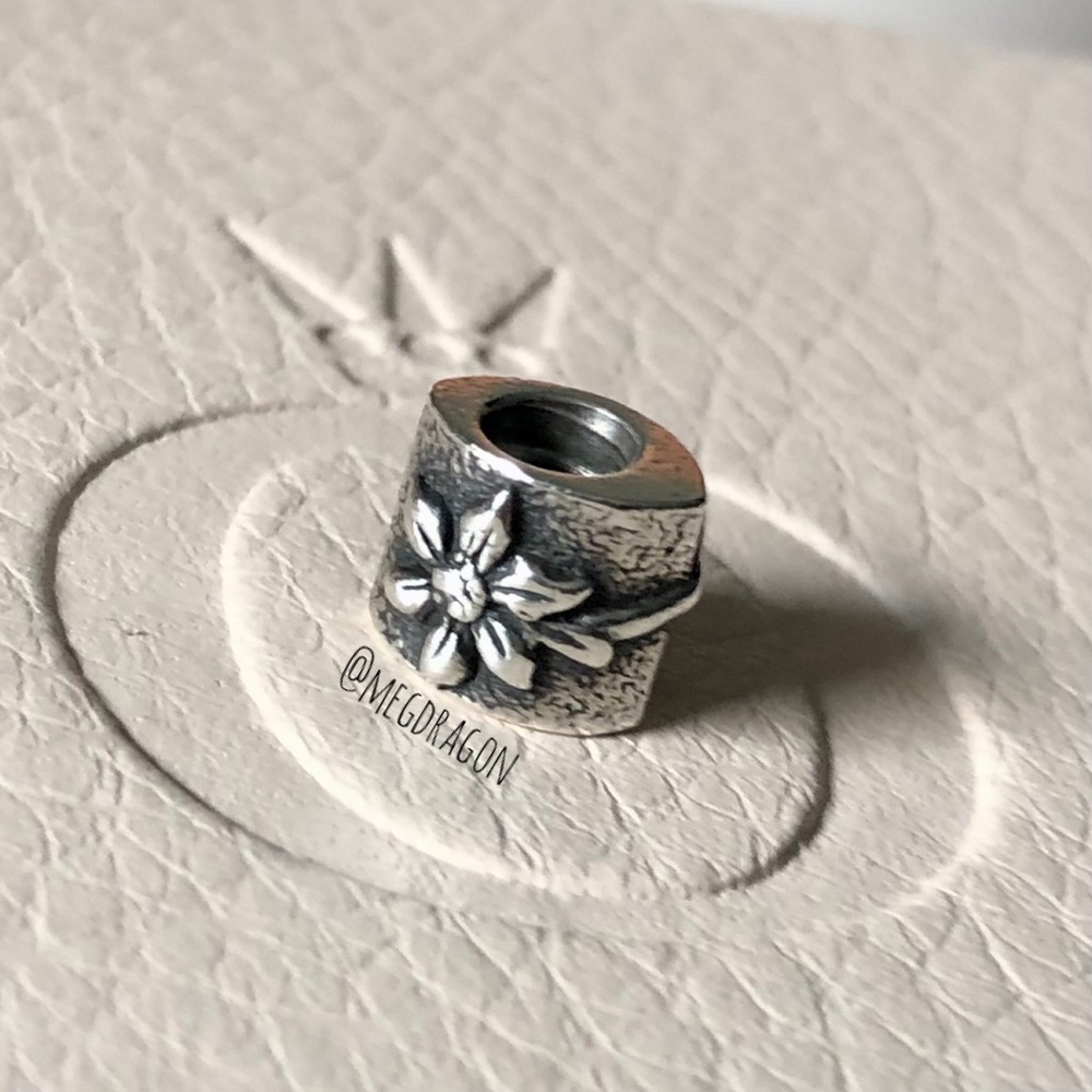 RETIRED Pandora Poinsettia Charm